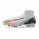 Nike Zoom Mercurial Superfly X Elite FG Blanco Naranja Negro