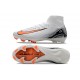Nike Zoom Mercurial Superfly X Elite FG Blanco Naranja Negro