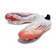 Adidas F50 + Sin Cordones FG Blanco Rojo Solar Azul Lúcido
