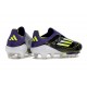 Adidas F50 + Sin Cordones FG Morado Unity Blanco Limón Lúcido
