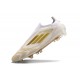 Zapatilla adidas F50 Elite Laceless FG Ftwr Blanco Dorado Met