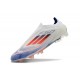 Zapatilla adidas F50 Elite Laceless FG Ftwr Blanco Azul Lúcido Rojo