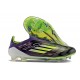 Zapatilla adidas F50 Elite Laceless FG Morado Unity Blanco Limón Lúcido