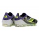Zapatilla adidas F50 Elite Laceless FG Morado Unity Blanco Limón Lúcido
