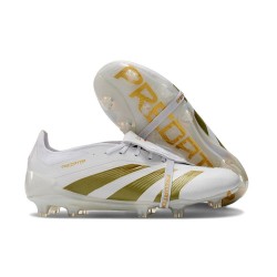 adidas Predator Elite Tongue FG Ftwr Blanco Dorado Met