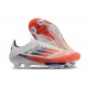 Bota de Futbol Adidas F50+ Elite FG Ftwr Blanco Rojo Azul Lúcido
