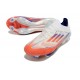 Bota de Futbol Adidas F50+ Elite FG Ftwr Blanco Rojo Azul Lúcido