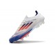 Bota de Futbol Adidas F50+ Elite FG Ftwr Blanco Azul Lúcido Rojo