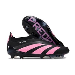 adidas Predator Elite Sin Cordones FG Negro Rosa