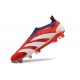 adidas Predator Elite Sin Cordones FG Rojo Blanco