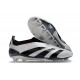 adidas Predator Elite Sin Cordones FG Plata Negro