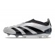 adidas Predator Elite Sin Cordones FG Plata Negro