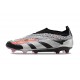 adidas Predator Elite Sin Cordones FG Negro Plata Rojo