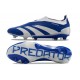 adidas Predator Elite Sin Cordones FG Azul Blanco