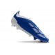 adidas Predator Elite Sin Cordones FG Azul Blanco