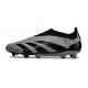 adidas Predator Elite Sin Cordones FG Carbón Negro 