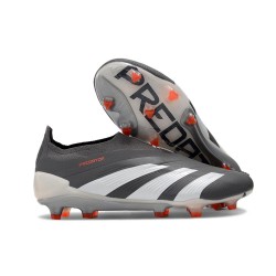adidas Predator Elite Sin Cordones FG Negro Blanco