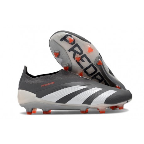 adidas Predator Elite Sin Cordones FG Negro Blanco