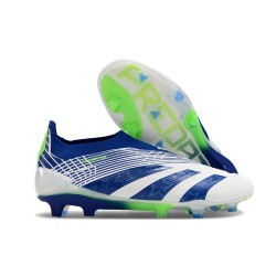 adidas Predator Elite Sin Cordones FG Azul Blanco Verde