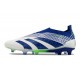 adidas Predator Elite Sin Cordones FG Azul Blanco Verde