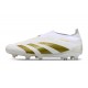 adidas Predator Elite Sin Cordones FG Blanco Dorado