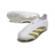 adidas Predator Elite Sin Cordones FG Blanco Dorado
