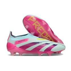 adidas Predator Elite Sin Cordones FG Casi Azul Rosa