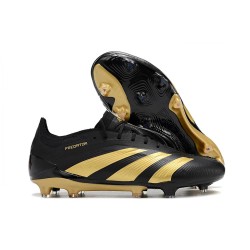 Botas de fútbol adidas Predator 24 Elite FG Negro Dorado