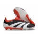 Botas de fútbol adidas Predator 24 Elite FG Negro Blanco Rojo