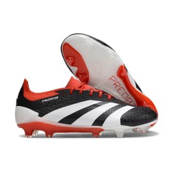 Botas de fútbol adidas Predator 24 Elite FG Negro Blanco Rojo