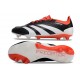 Botas de fútbol adidas Predator 24 Elite FG Negro Blanco Rojo