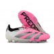 Botas de fútbol adidas Predator 24 Elite FG Rosa Blanco Negro