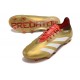 Botas de fútbol adidas Predator 24 Elite FG Dorado Blanco Rojo