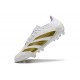 Botas de fútbol adidas Predator 24 Elite FG Blanco Dorado
