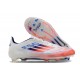 adidas F50 Elite FG Blanco Rojo Solar Azul Lúcido