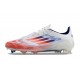 adidas F50 Elite FG Blanco Rojo Solar Azul Lúcido