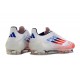 adidas F50 Elite FG Blanco Rojo Solar Azul Lúcido