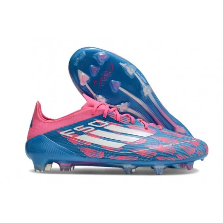 adidas F50 Elite FG Solar Azul Ftwr Blanco Solar Rosa