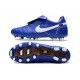Bota Nike Tiempo Legend X Elite FG Ronaldo Azul Blanco