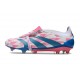 adidas Predator Elite FT FG Ftwr Blanco Solar Azul Solar Rosa