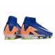 Nike Zoom Mercurial Superfly X Elite FG Azul Blanco Naranja