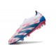adidas Predator Elite Sin Cordones FG Ftwr Blanco Solar Azul Solar Rosa