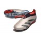 adidas Predator Elite Sin Cordones FG Platino Met Aurora Negro Carbón