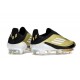 Adidas F50 + Sin Cordones FG X Messi Dorado Met Negro Blanco