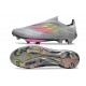 Adidas F50 + Sin Cordones FG Gris Rosa Amarillo