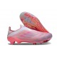 Adidas F50 + Sin Cordones FG Rosa Blanco