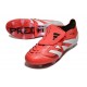 adidas Predator Elite Fold-over Tongue FG Rojo Lúcido Blanco Negro