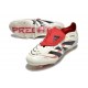 adidas Predator Elite Fold-over Tongue FG Blanco Off Negro Rubí Puro