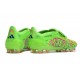 adidas Predator Elite Fold-over Tongue FG Limón Lúcido Rosa Azul Fusion