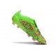 adidas Predator Elite Fold-over Tongue FG Limón Lúcido Rosa Azul Fusion